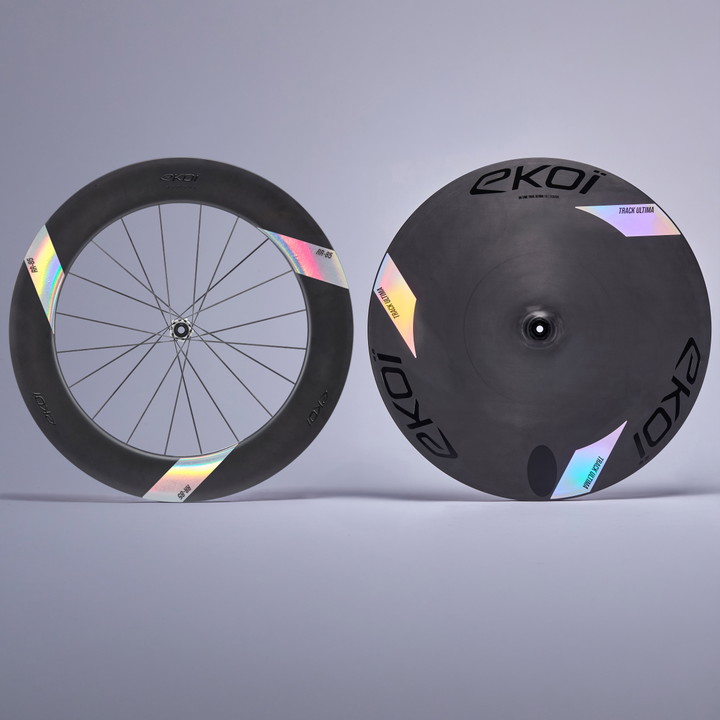Roue arrière lenticulaire EKOI Racing TT Ultima Fast LTD Holo Silver
