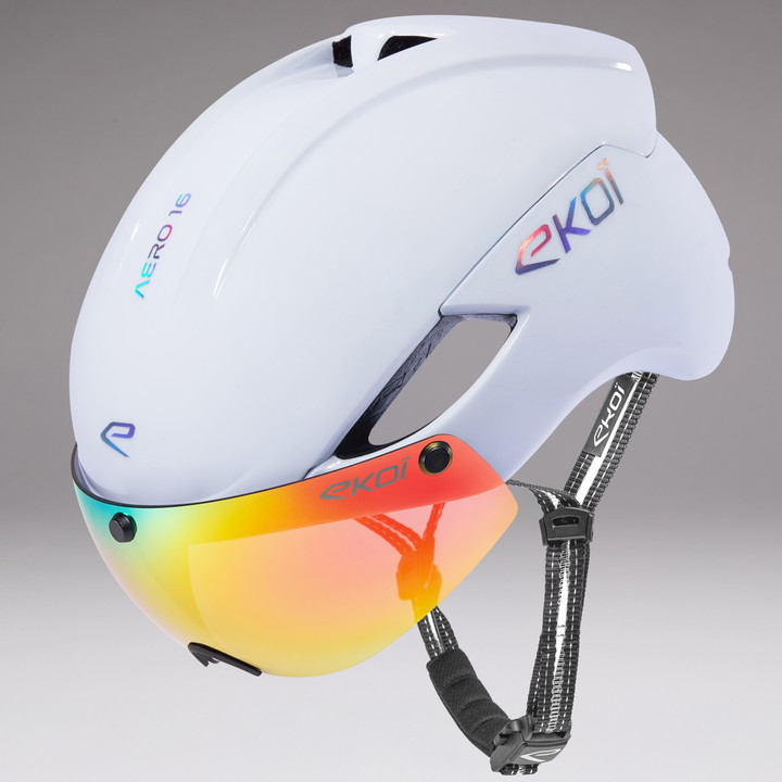 Casque EKOI Perf AERO16 LTD Elegance Blanc