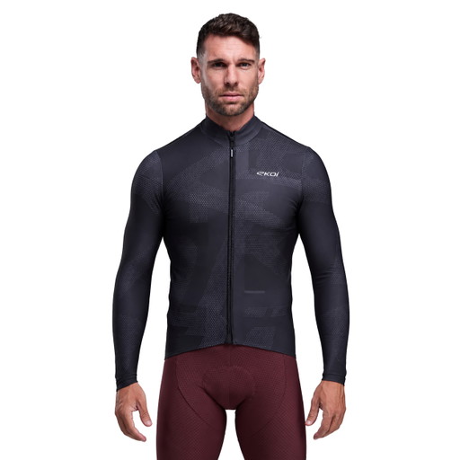 EKOI Perf BOLD Black long-sleeve jersey