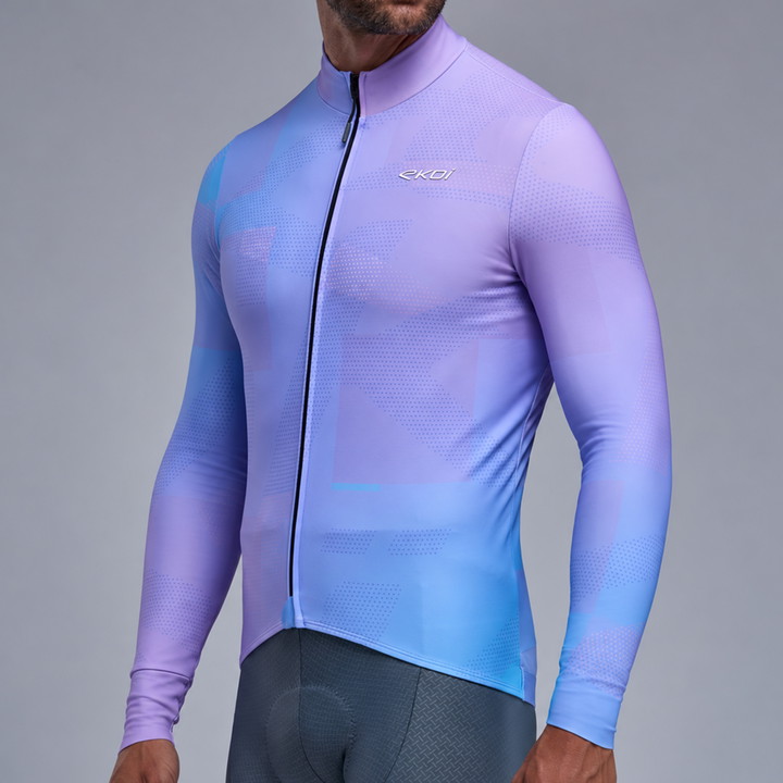 Maillot manches longues EKOI Perf BOLD Ciel