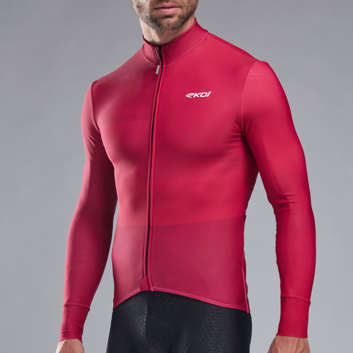 MAILLOT MANCHES LONGUES EKOI PERF STREAMLINE BORDEAUX