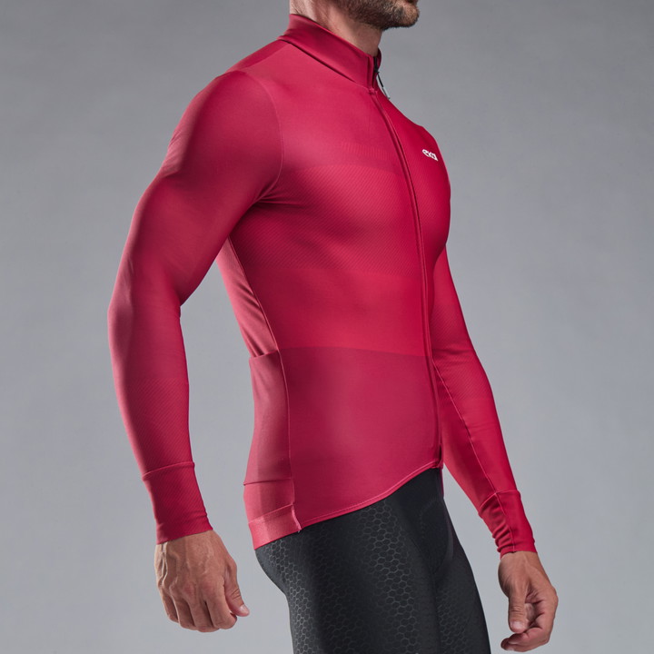 MAILLOT MANCHES LONGUES EKOI PERF STREAMLINE BORDEAUX