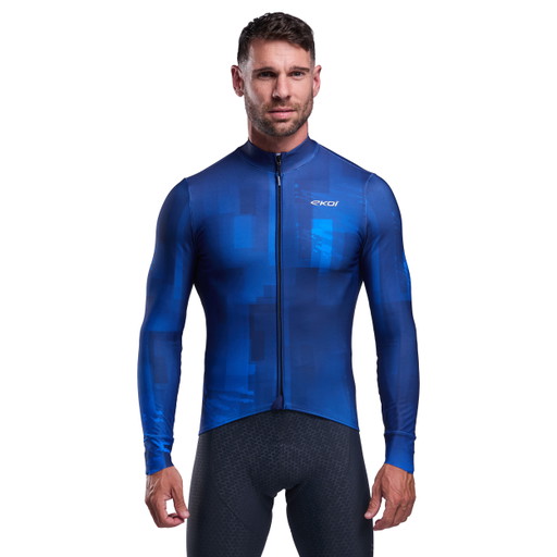 Maillot manches longues EKOI Perf CLIMB Marine