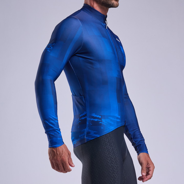Maillot manches longues EKOI Perf CLIMB Marine