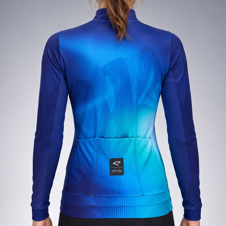 VESTE THERMIQUE Femme PERF EKOI ABSTRACT Marine