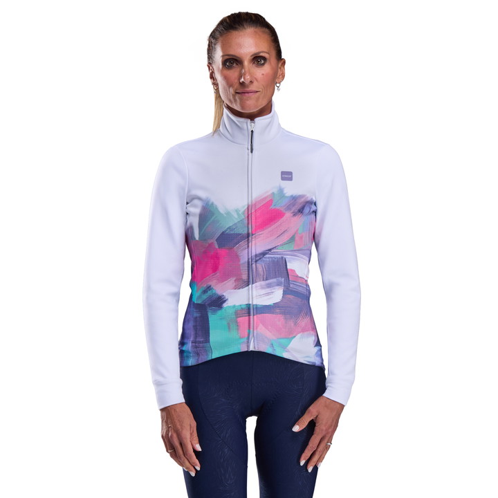 VESTE THERMIQUE Femme PERF EKOI PAINTED Blanc
