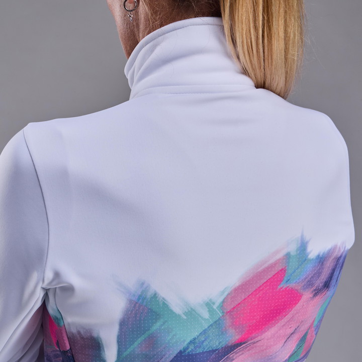 VESTE THERMIQUE Femme PERF EKOI PAINTED Blanc