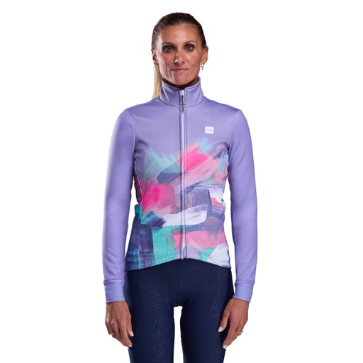 Veste thermique femme EKOI Perf PAINTED Lilas