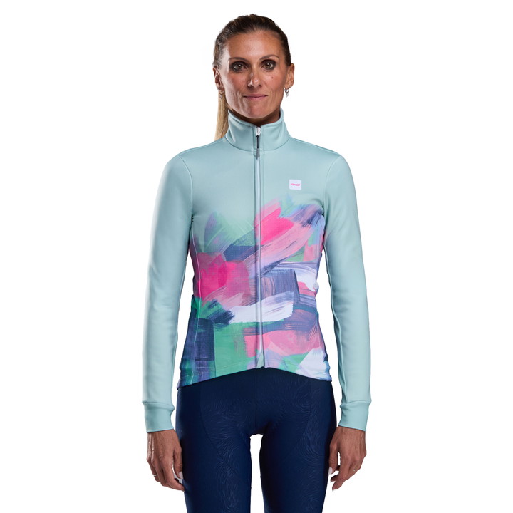 VESTE THERMIQUE Femme PERF EKOI PAINTED Sauge