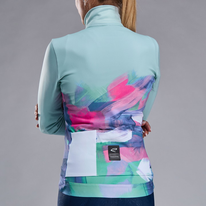VESTE THERMIQUE Femme PERF EKOI PAINTED Sauge