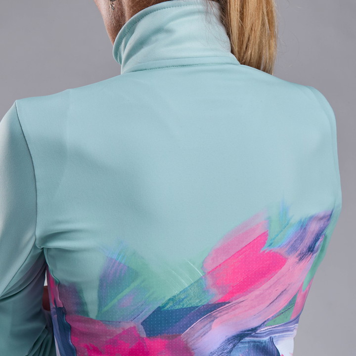 VESTE THERMIQUE Femme PERF EKOI PAINTED Sauge