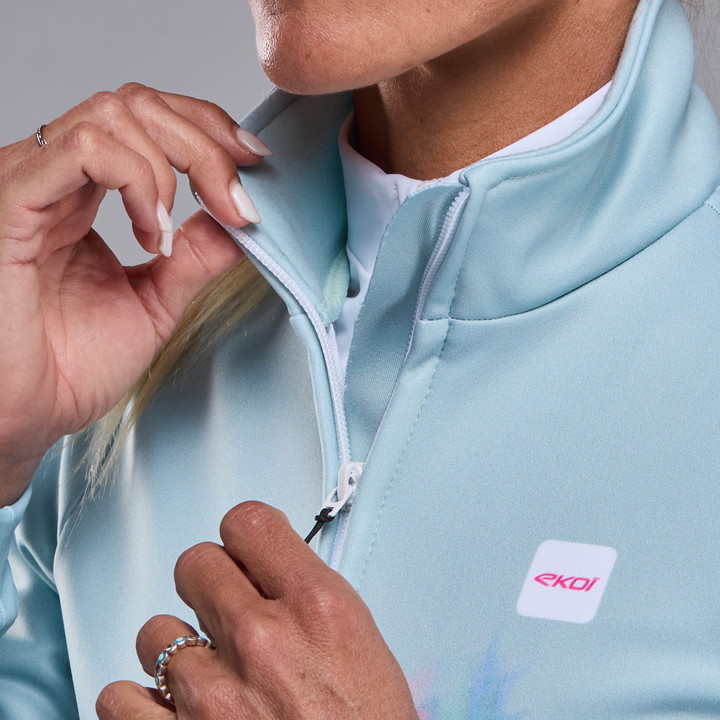 VESTE THERMIQUE Femme PERF EKOI PAINTED Sauge