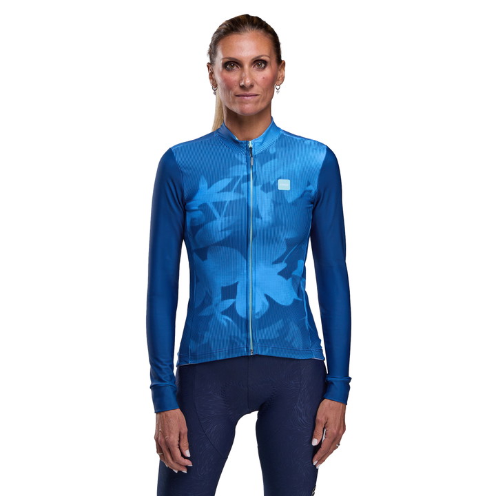 Maillot femme manches longues EKOI Perf FLORLINE Marine
