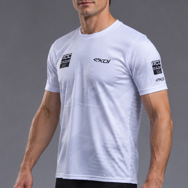 ROC D'AZUR 2026 - TSHIRT MC BLANC