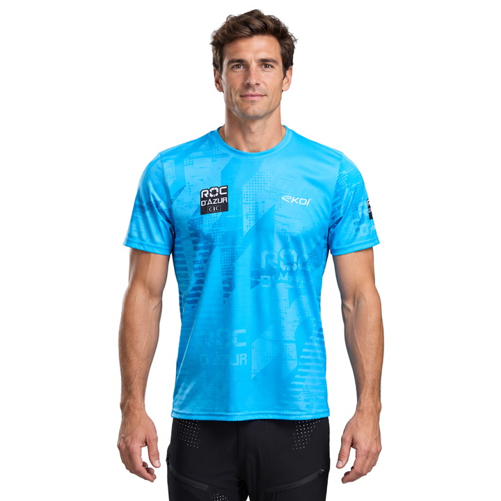 ROC D'AZUR 2026 - BLUE SHORT-SLEEVE T-SHIRT