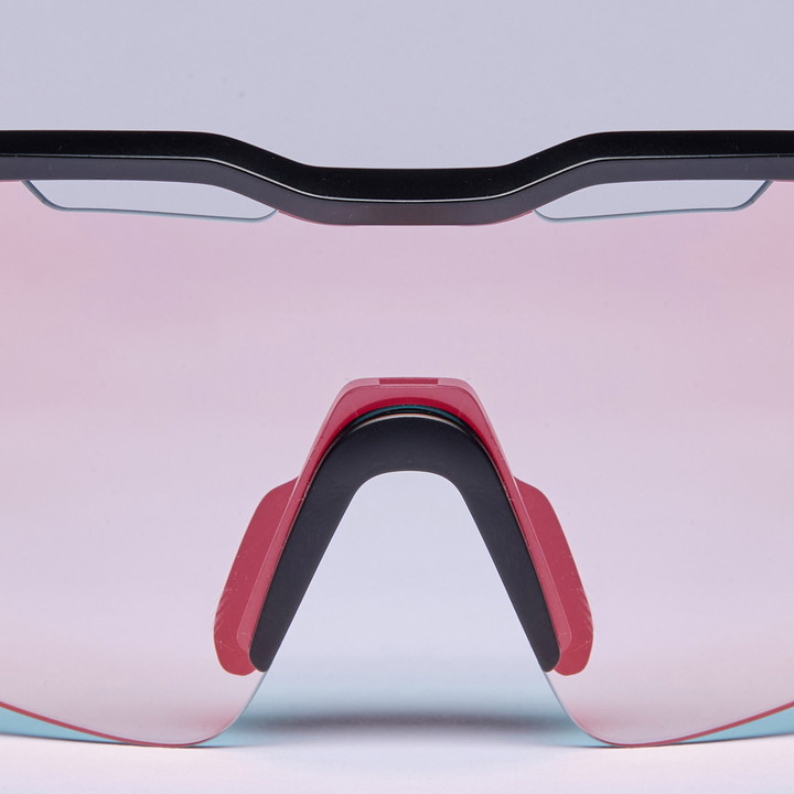 Lunettes EKOI STRADA HF Noir Photochromic rouge Cat1-3