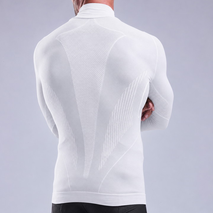 Sous maillot hiver EKOI Perf THERMO Col haut Blanc