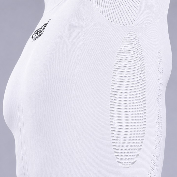 Sous maillot hiver EKOI Perf THERMO Col haut Blanc