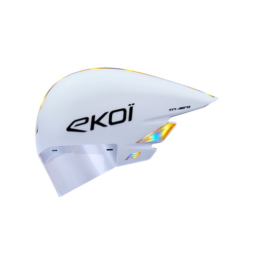 Helm EKOI Racing TRI AERO LTD Holo Wit Gold