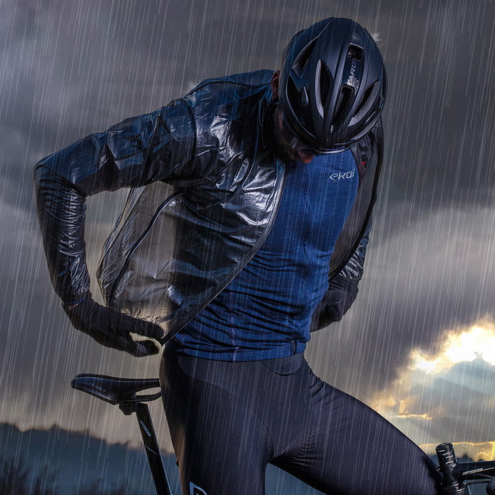 Veste de pluie EKOI SHARK Noire