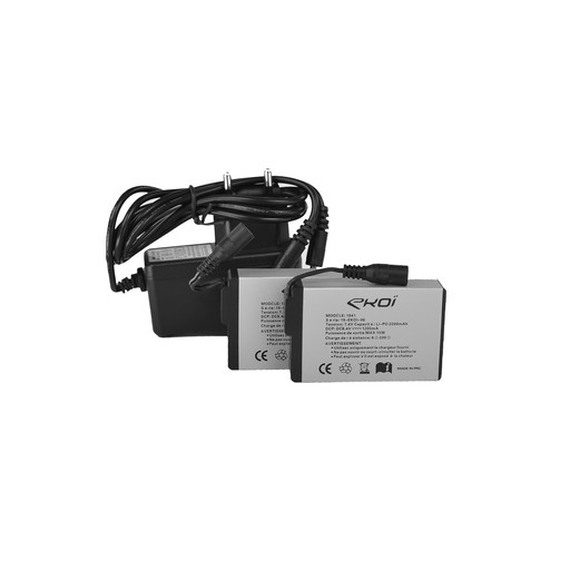 Batterier + laddare EKOI Racing HEAT CONCEPT 3 & 5