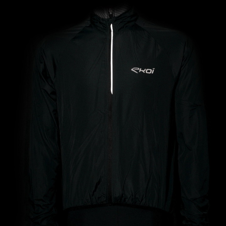 Veste vélo Coupe-vent EKOI ULTRA LIGHT Noir
