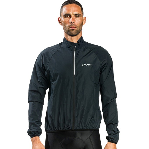 CHAQUETA CORTAVIENTOS EKOI NEGRA